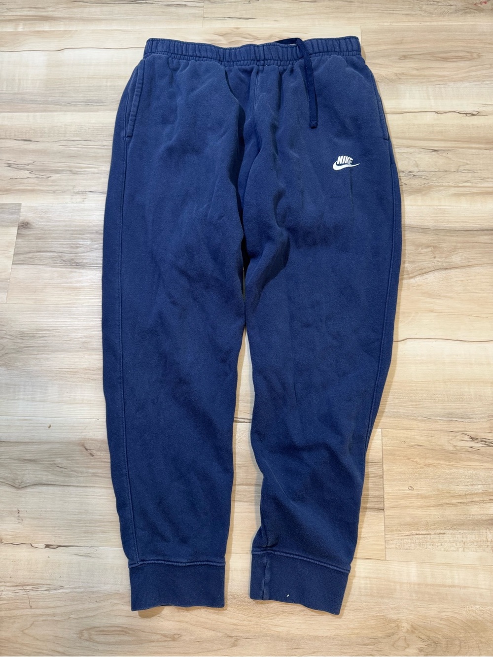 Nike Mens Navy Fleece Joggers